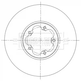 BORG & BECK bbd6074s -  Тормозной диск